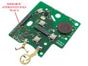Producto genérico - Placa base sin IC (circuito integrado) para tarjeta / telemando con Keyless 434 Mhz de Renault Clio 4 / Captur